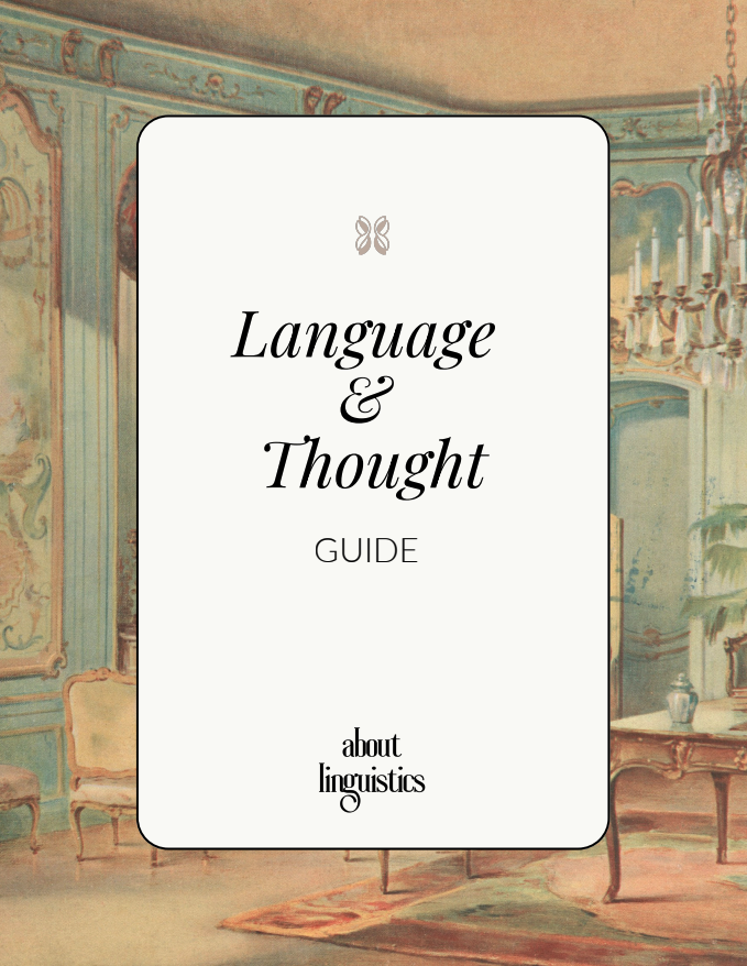 Language & Thought guide cover